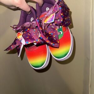 Heelys Rainbow and Purple Kids Sneakers